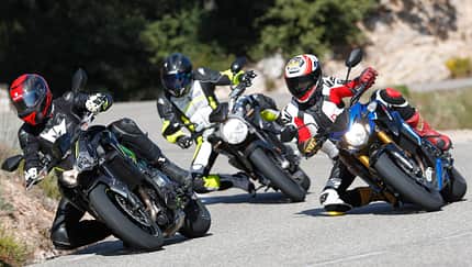 Sportliche Naked Bikes unter 1000 cm³