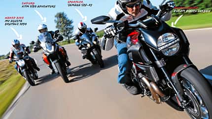 Naked Bike, Enduro, Sportler und Cruiser im Konzeptvergleich