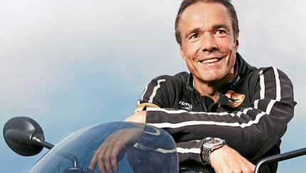 Jaenicke über seine Liebe zu Motorrädern und zur Umwelt