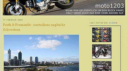 Netztagebücher mit zwei Rädern