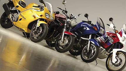 Günstige Motorräder mit hohem Kilometerstand