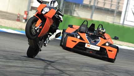 KTM: Auto gegen Motorrad