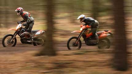 LC4 620 Supercompetition gegen 690 Enduro R