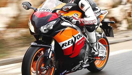 Fireblade im ABS-Test