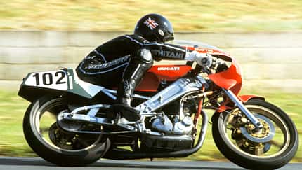 Ducati Einzylinder mit vier Ventilen