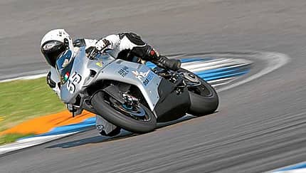 Ducati Racebike in Hockenheim getestet