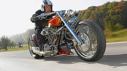 Unterwegs mit einem Custombike