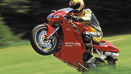 Die kraftvolle Ducati 916