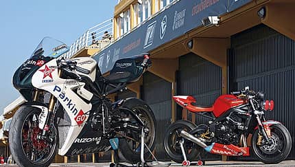 Triumph als Rennversion