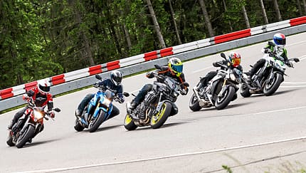 Naked-Bikes mit Reihenvierzylinder