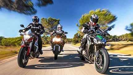 Drei japanische Naked Bikes im Vergleich