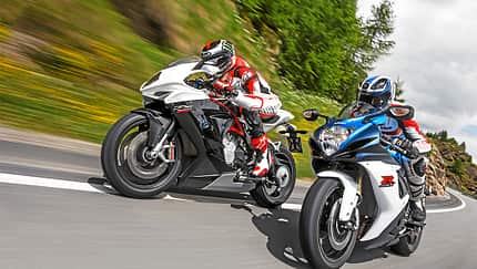 Mittelklasse Supersportler von MV Agusta und Suzuki im Test