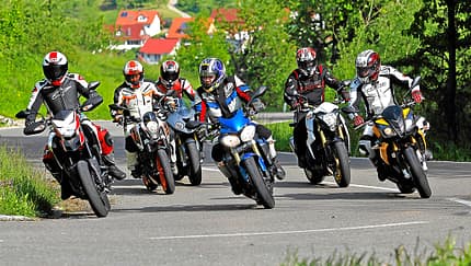 Die besten Motorräder für Kurvenspaß