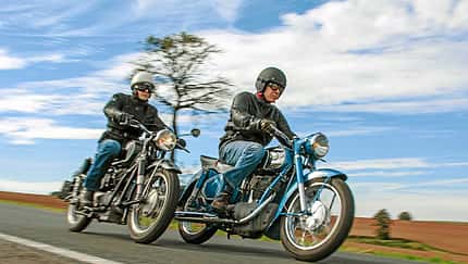Gleichteile - BMW R 26 und Simson AWO 425 S