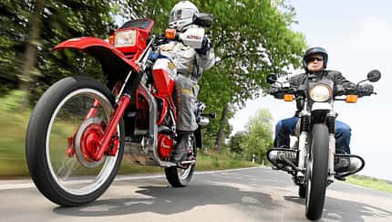 BMW R 80 G/S und Honda XLV 750 R im Vergleich