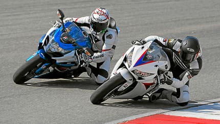 Test: Honda Fireblade gegen Suzuki GSX-R 1000