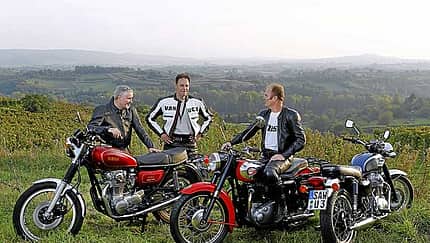 BSA A10 Golden Flash, Kawasaki W 650 und Yamaha XS 650