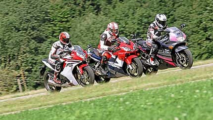 Der Sportourer von Honda im Vergleich mit seinen Vorfahren