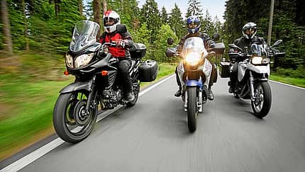 Enduros von Suzuki, Honda und BMW