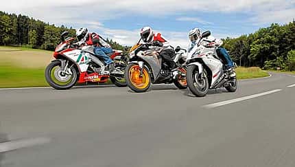 125er von Honda, Aprilia und Yamaha im Test