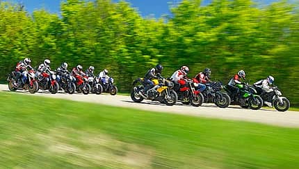 Wie schlagen sich Naked Bikes auf der Landstraße?