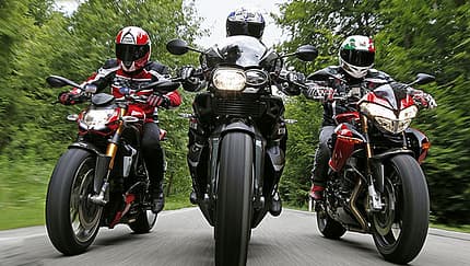 Die stärksten und extravagantesten Naked Bikes 