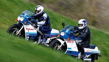 Konkurrenten: Suzuki RG 500 und Suzuki GSX-R 750