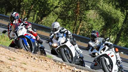 Superbikes auf der Landstraße