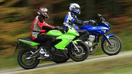 Honda CBF 600 S und Kawasaki ER-6f