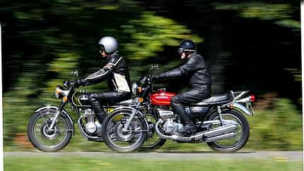 Auf Achse: Honda CB 500 Four und Suzuki GT 550