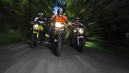 Honda Hornet 600, BMW F 800R und Yamaha XJ6