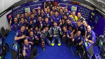 Yamaha-Doppelsieg: Vinales vor Rossi
