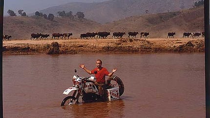 Mit der Yamaha Ténéré 1984/2008 in Afrika