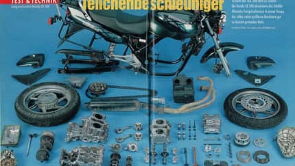 Klassisches Brot-und-Butter-Motorrad