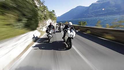 Unterwegs mit Dauertest-Motorrädern