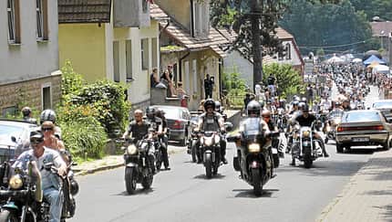 Biker Festival und Bazar in Polen