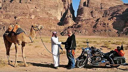 Arabischer Frühling: Mit Harleys in der Wüste