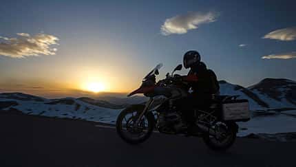 Mit dem Motorrad 33 Pässe an einem Tag