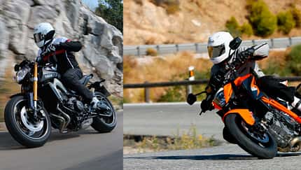 1290 Super Duke R gegen Yamaha MT-09