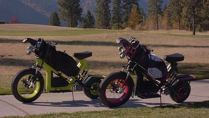 Elektroroller für die Golfplatz-Bestzeit