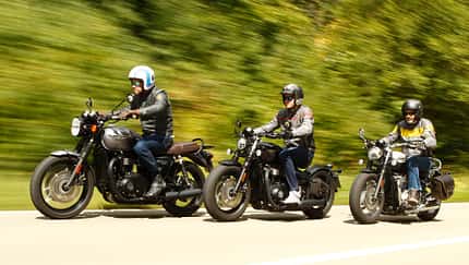 Bonneville T120 , Bobber und Speedmaster