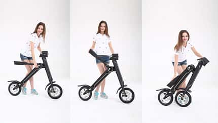 Falt-Elektromofa und Elektromoped