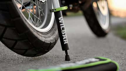 Aufbockhilfe für das Motorrad