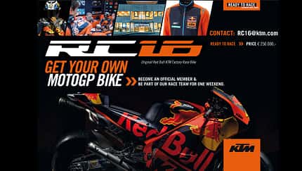 KTM RC16 für 250.000 Euro