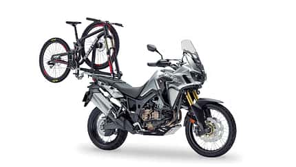 Wenn das Fahrrad mit auf das Motorrad soll