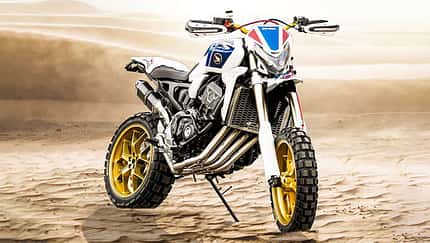 Power Naked Bike als Super-Scrambler