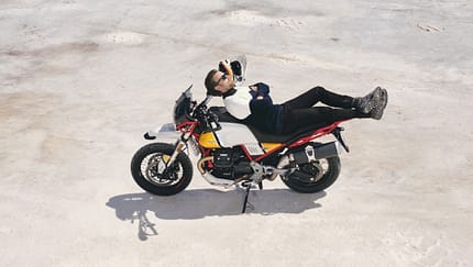 Ewan McGregor Moto Guzzi V85 TT