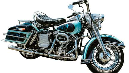 Elvis Presley's 1976 Harley Davidson FLH 1200 Electra Glide