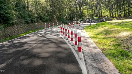 Beliebte Motorradkurve im Landkreis Lüneburg