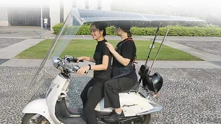 Motosola Solardach Elektroroller